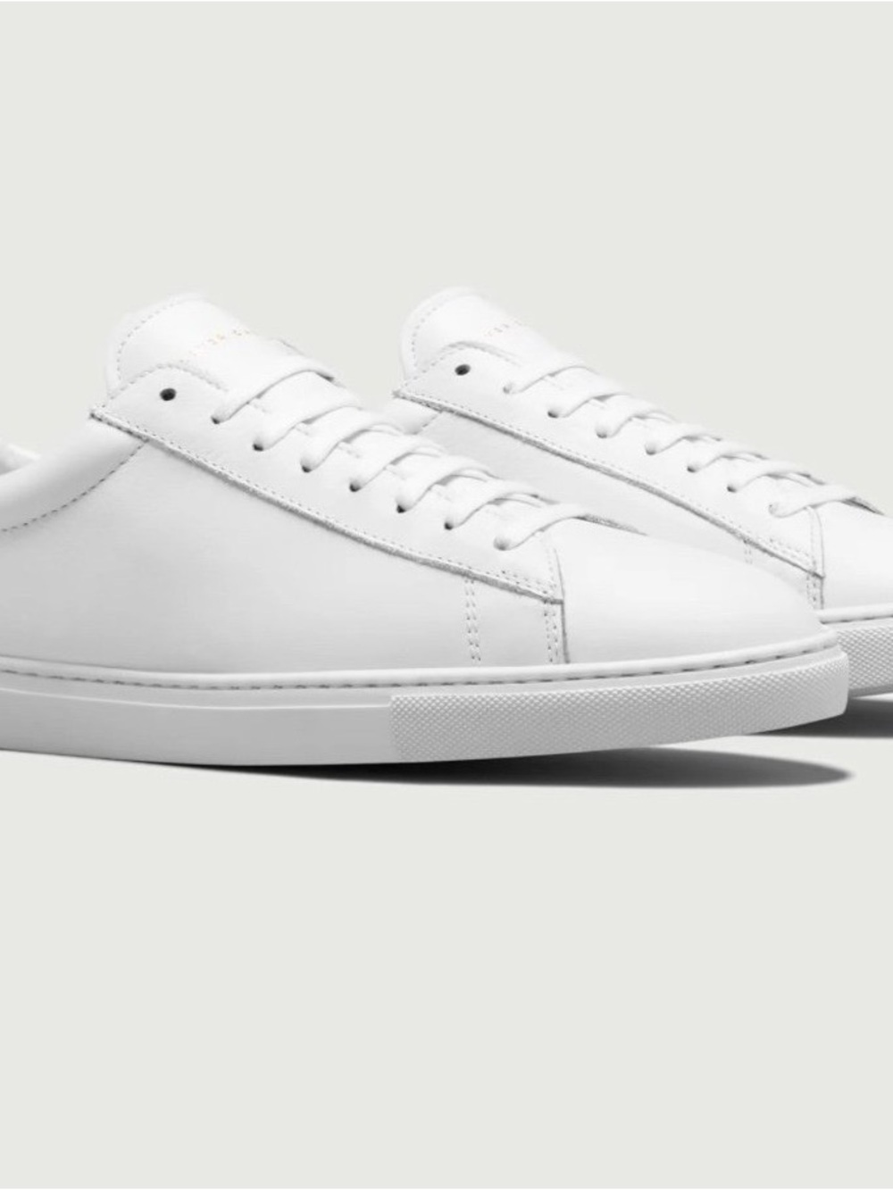 Oliver Cabell White Leather Low-Top Sneakers